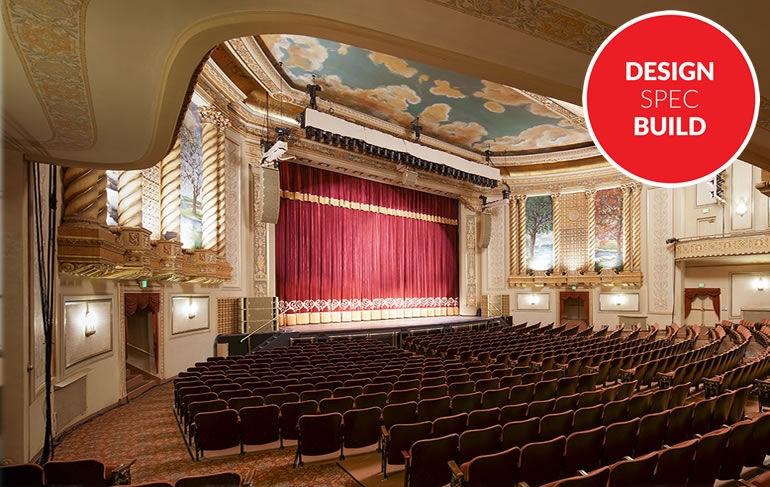 Sandusky State Theatre main curtain