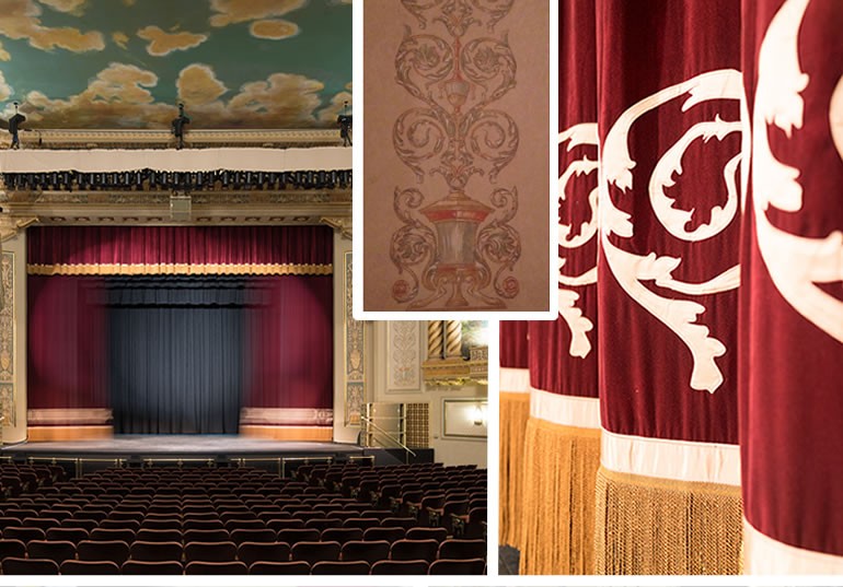 Sandusky State Theatre main curtain design