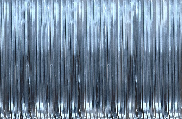 Mylar-Rain-Curtain-Silver