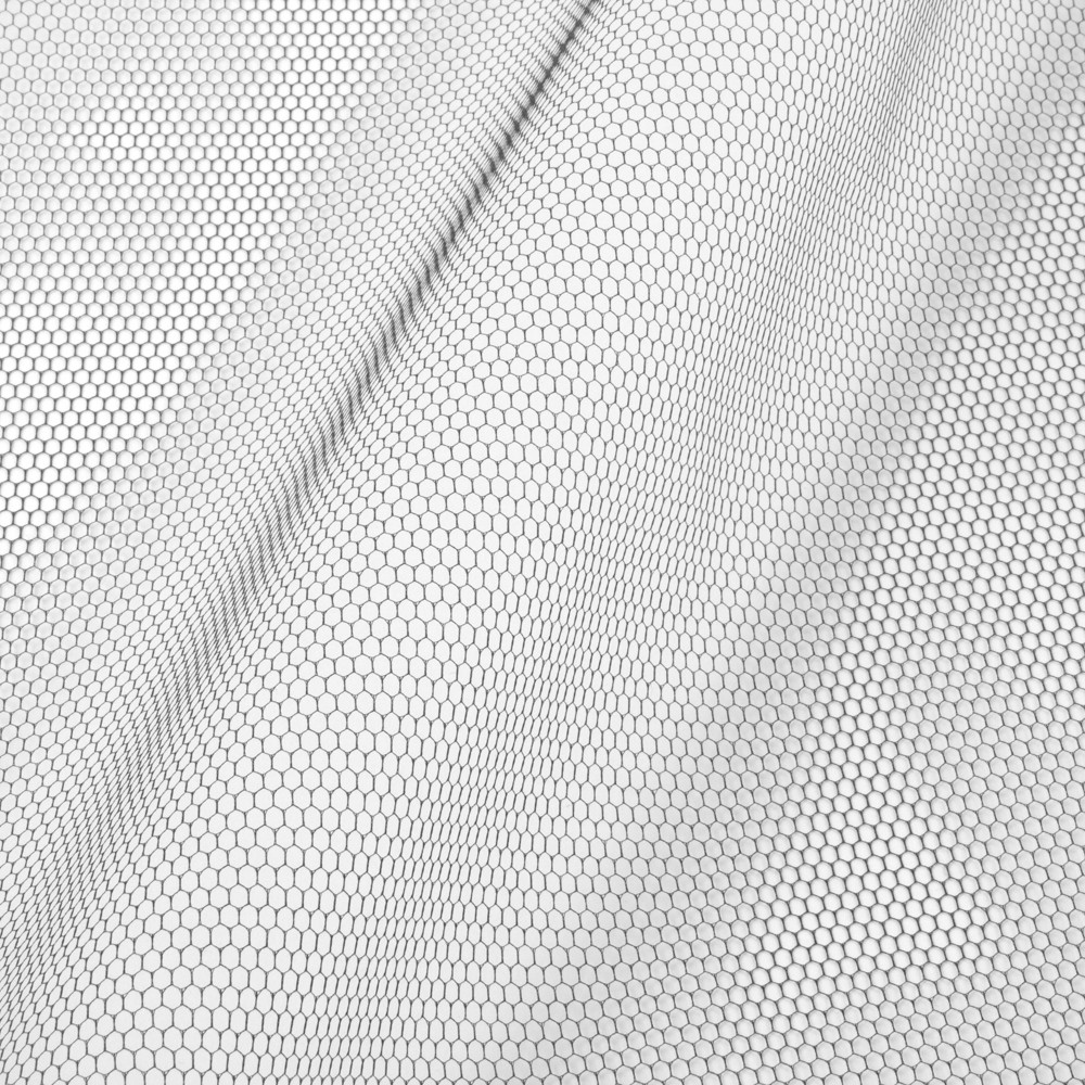 CHK Tulle Aqua 201-17AQUA - Nylon Netting Fabric
