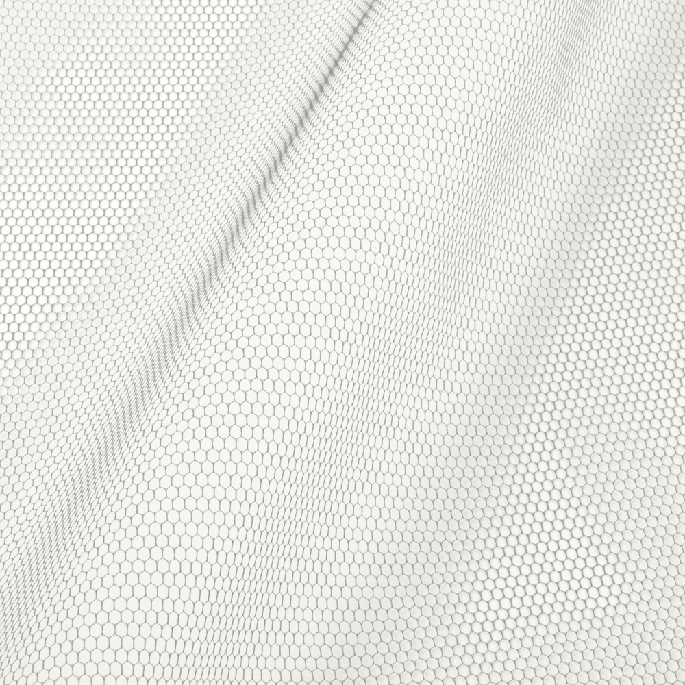 72" Nylon Netting, Ivory, NFR
