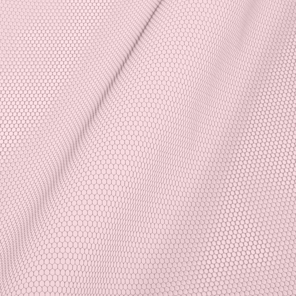 72" Nylon Netting, Pink, NFR
