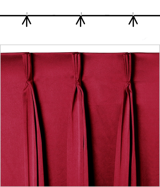 Pinch Pleats