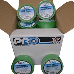 Pro-Gaff® Chroma Key Green Gaffer Tape by the Case from Rose Brand