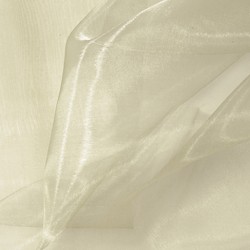 Shimmer Organza 54 Wide 100% Polyester White