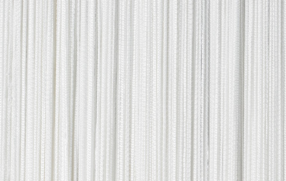 white textured curtain fabric