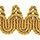 Bright-Gold 1-1/4" wide Yard