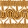 Antique-Gold 1-1/2" wide Yard