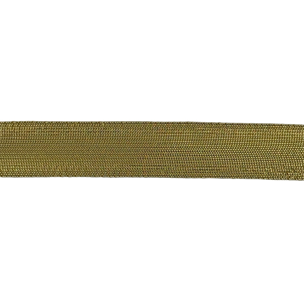 1" Gold Ribbed Braid Ribbon