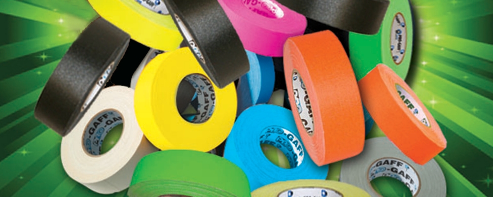 Fluorescent Spike Tape Stack from Rose Brand