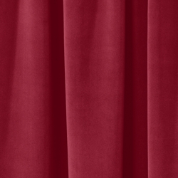 Annapolis French Designer Velvet Fringe Curtain - Red and Yellow