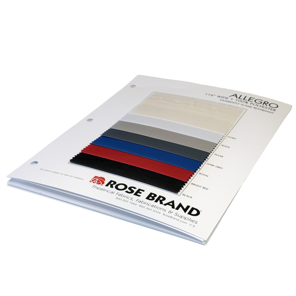 Allegro Silk Swatch Card