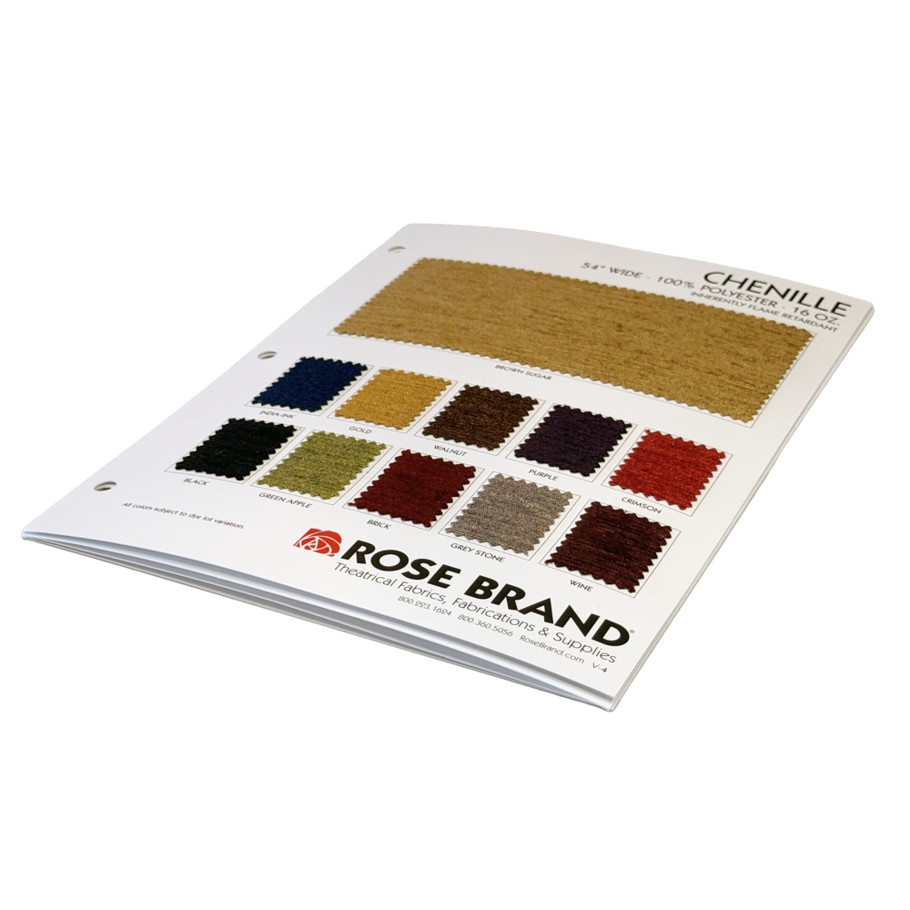 Chenille Swatch Card