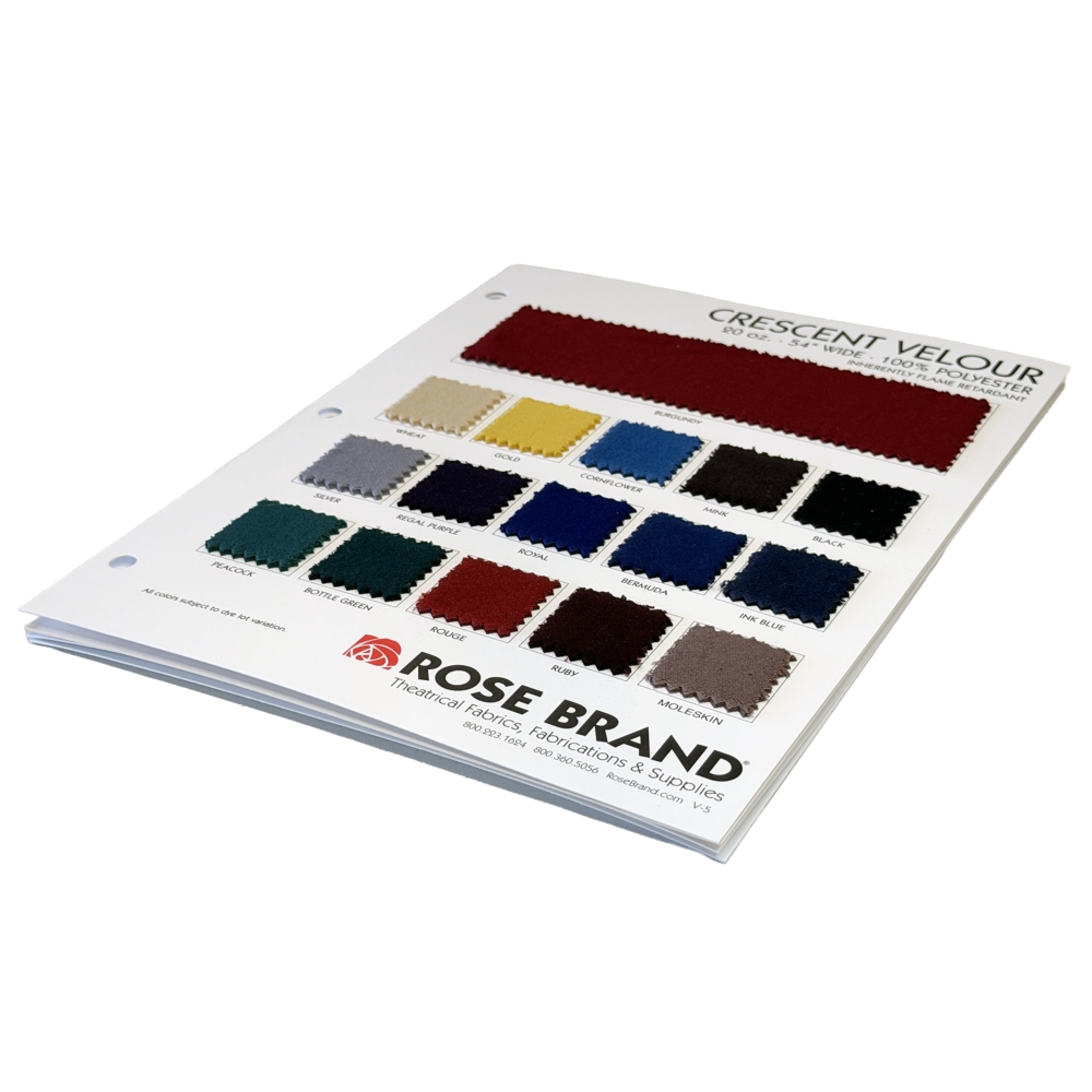 Crescent Velour 20oz Swatch Card