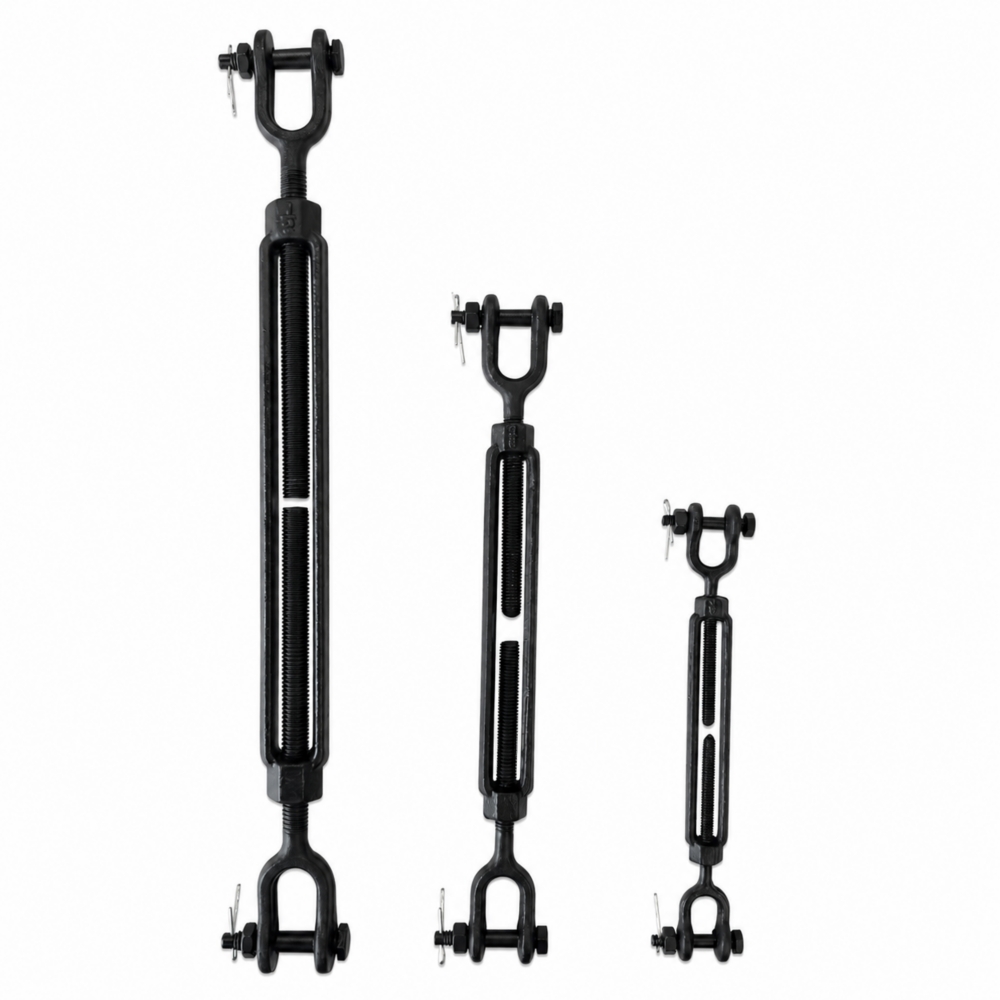 Black Forged Jaw-Jaw Turnbuckles