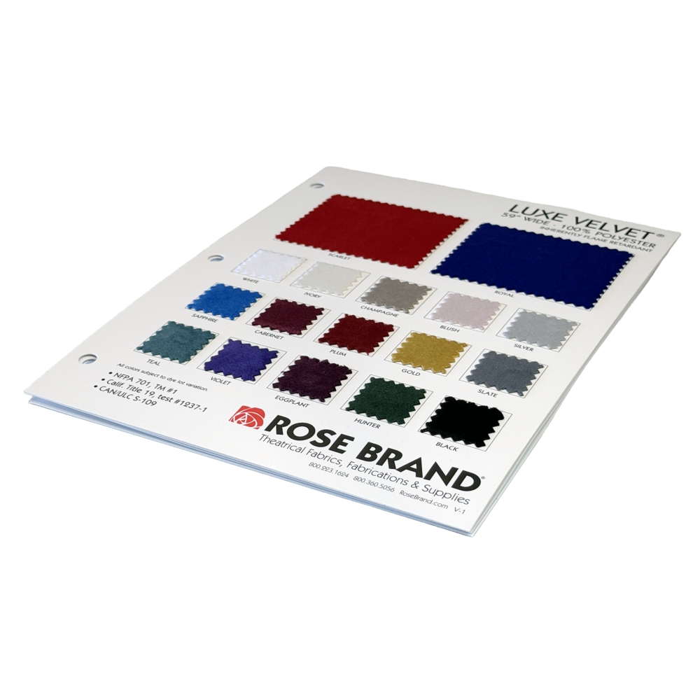Luxe Velvet Swatch Card