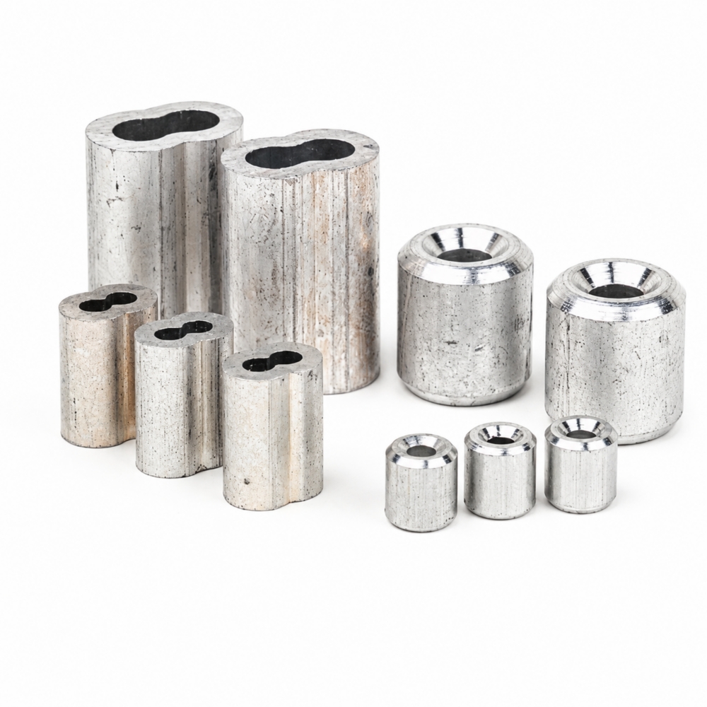 Aluminum Nicopress® Swage Fittings, pack of 100