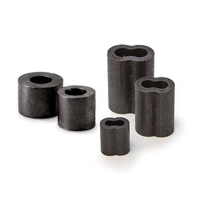 Black Oxide Copper Nicopress® Swage Fittings, pack of 100
