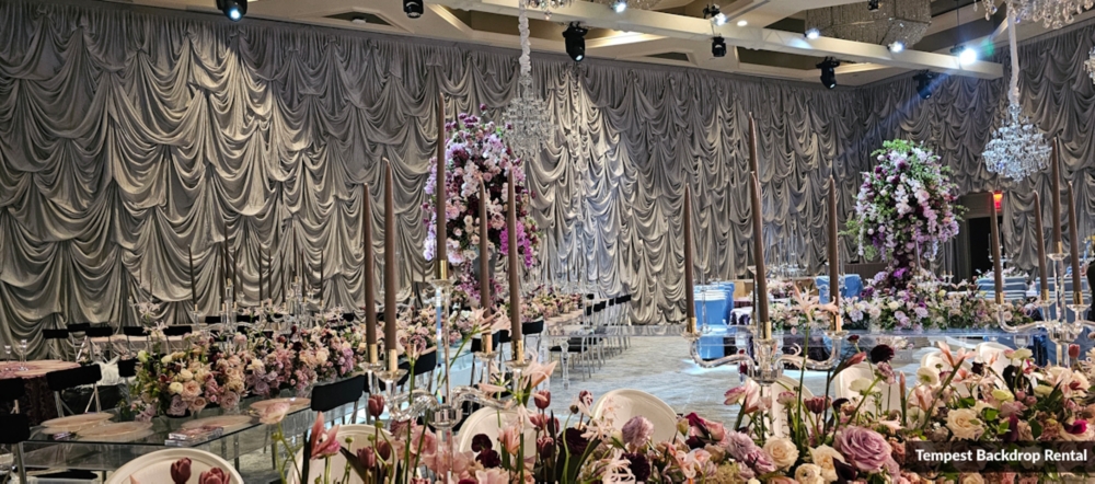 Tempest backdrop rental
