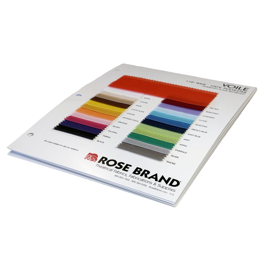 Voile Swatch Card