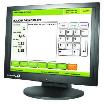 LOGIC CONTROLS, TOUCH MONITOR-15