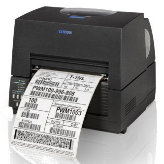 CITIZEN, CL-S6621, BARCODE, DIRECT THERMAL/THERMAL TRANSFER 203DPI, USB, SERIAL, 10/100 ETHERNET & US CORD