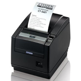 CITIZEN, THERMAL POS, CT-S751, FRONT LOAD, USB, BLACK