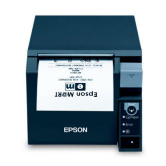 EPSON, TM-T70II-DT2, THERMAL RECEIPT PRINTER EPSON BLACK, ETHERNET, USB, & SERIAL I/F, CELERON, 64GB, WIN 10, INCLUDES POWER SUPPLY
