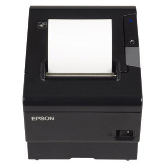 EPSON, TM-T88VI, THERMAL RECEIPT PRINTER, EPSON WHITE, S01, ETHERNET, USB & SERIAL INTERFACES, PS-180 POWER SUPPLY AND AC CABLE