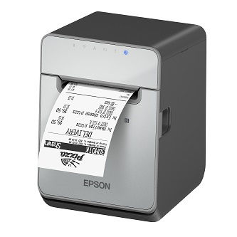 EPSON, TM-L100 LINERLESS (LFC) 40/58/80 MEDIA, SERIAL S01, USB AND ETHERNET E04 INTERFACE, BLACK, INCLUDES PS-180