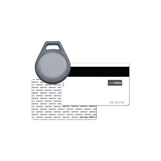 HID DuoProx II card, KSF, w/ blank magne