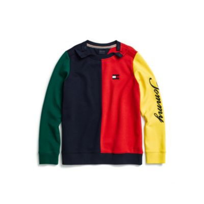 tommy jeans colorblock sweater