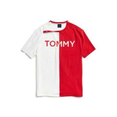 tommy hilfiger colour block t shirt