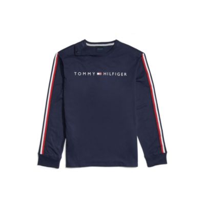 tommy hilfiger logo sleeve sweatshirt