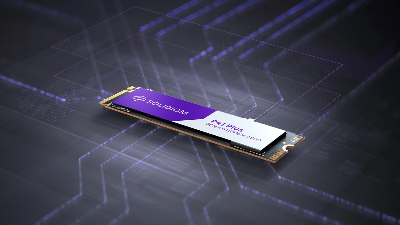 Top view of P41 Plus SSD