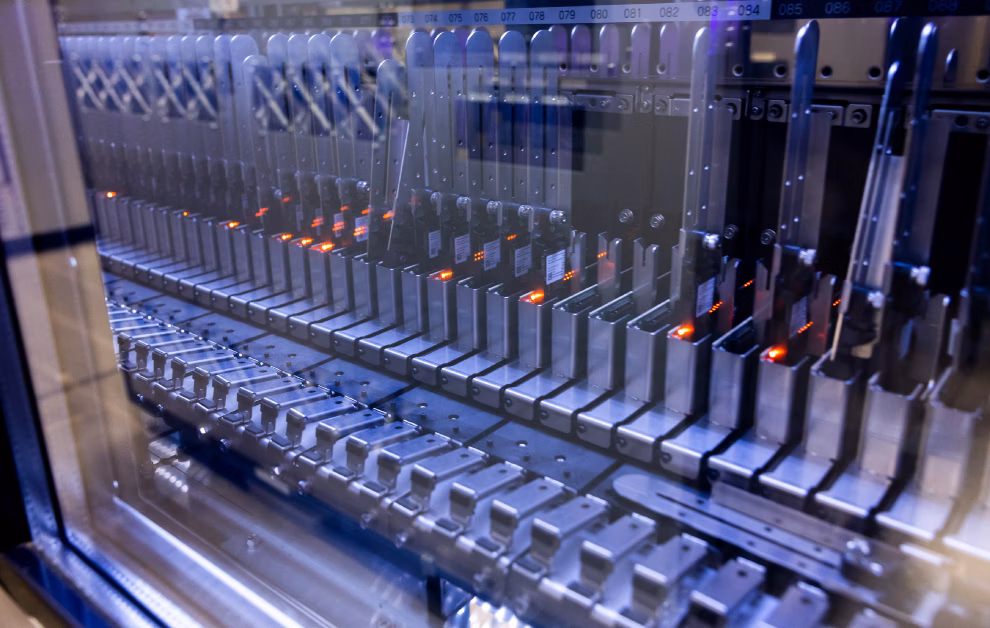 Solidigm SSDs in a data center array