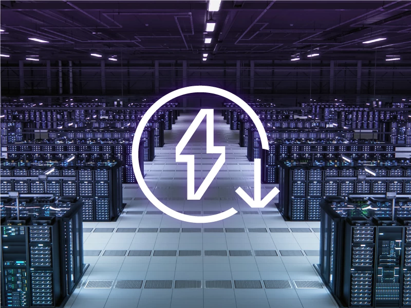 100 MW data center comparing Solidigm QLC SSDs vs TLC SSDs vs hybrid data storage. 