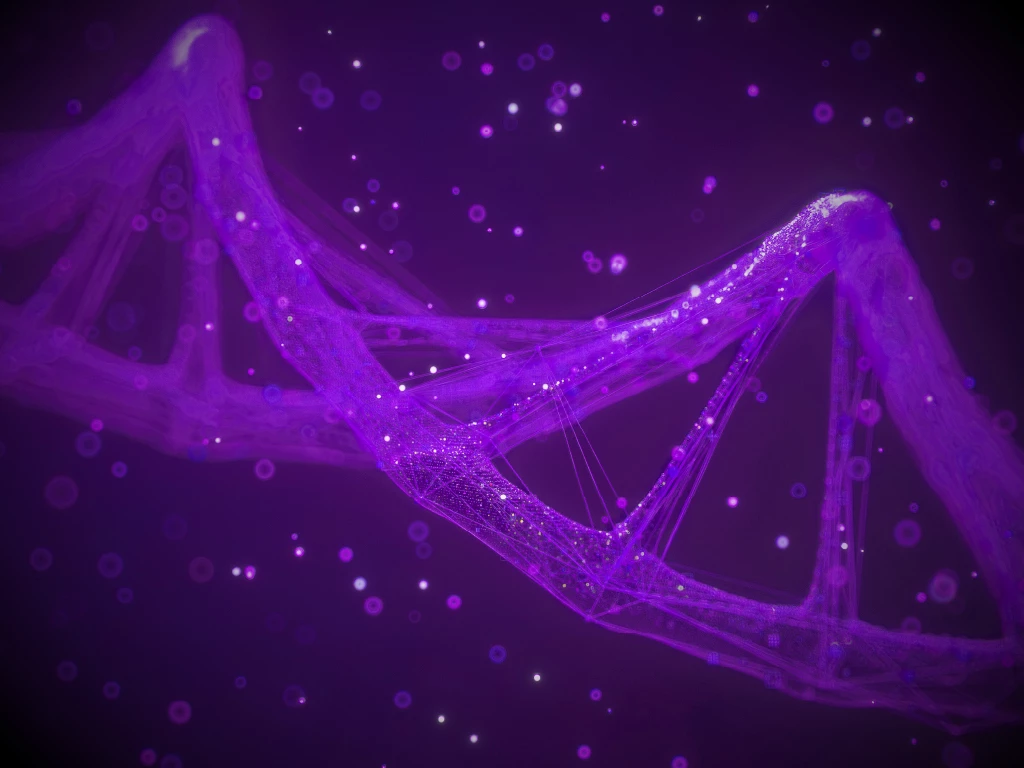 DNA strand for modern livestock breeding using Solidigm high-cap SSDs for data lakes. 