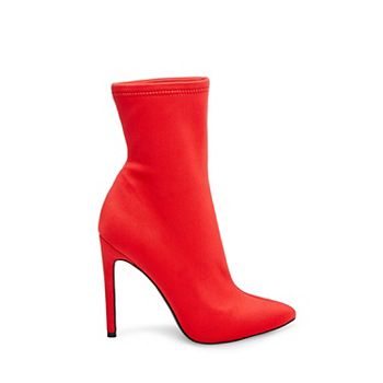 steve madden red booties