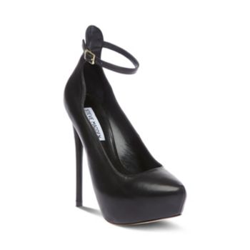 Steve Madden LARSA BLACK LEATHER