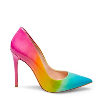 steve madden zaney rainbow pumps size 9