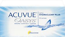 ACUVUE OASYS® with HYDRACLEAR® PLUS Technology, 12 pack $80.99