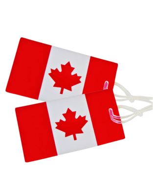Samsonite 2 Pack Canadian Flag Luggage Tags-RED & WHITE-One Size