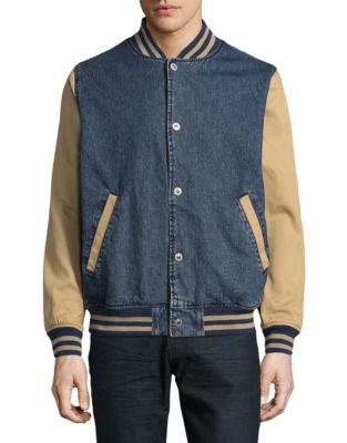 levi's bomber jacket blue