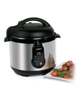 Salton 5 in 1 Electronic Pressure Cooker - 5L-STAINLESS STEEL-One Size