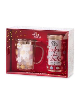 For Tea'S Sake Cookies For Santa Tea Gift Set-NO COLOR-One Size