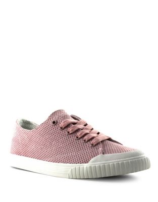 Tretorn Womens Marley Perforated Leather Sneakers-Purple | ModeSens