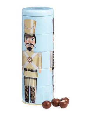 Hudson'S Bay Company Chocolate Malt Balls in Nutcracker Tin-NO COLOUR-One Size