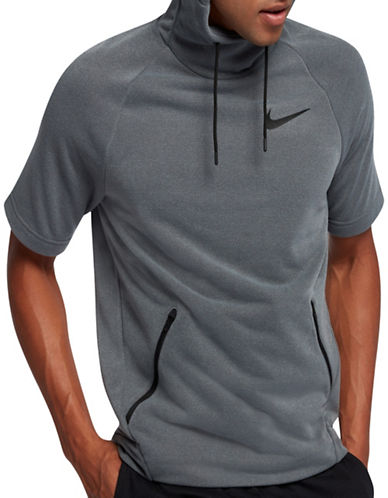 Nike Dri-Fit Training Hoodie-Grey | ModeSens