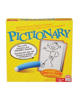 Mattel Pictionary Board Game-MULTI-One Size